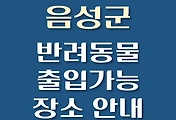 썸네일-음성군 반려동물 애견 출입 가능 식당, 카페, 펜션, 강아지 동반 관람, 체험, 여행지 안내
