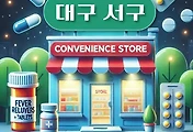 썸네일-대구 서구 상비약 판매 편의점 동네별 위치 안내 / 파스, 타이레놀, 진통제, 감기약, 해열제, 소화제