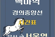 썸네일-백마역에서 서울역가는 경의중앙선 시간표