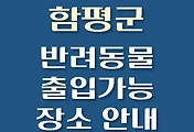 썸네일-함평군 반려동물 출입 가능 식당, 카페, 펜션, 강아지 동반 관람, 체험, 여행지 안내