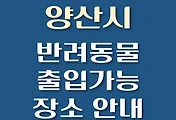 썸네일-양산시 강아지 출입 가능 식당, 카페, 펜션, 반려동물 동반 관람, 체험, 여행지 안내