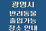 썸네일-광명시 반려동물 출입 가능 식당, 카페, 펜션, 강아지 동반 관람, 체험, 여행지 안내