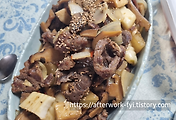 썸네일-[요리] 코스트코 아롱사태 찜 (시판 사골곰탕, 소갈비양념)
