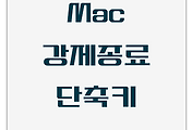 Mac | 프로그램 강제 종료하는 방법