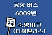 썸네일-숙명여고(타워팰리스) 공항 버스 정류장 위치, 배차시간 (6009번 리무진)