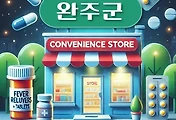썸네일-완주군 상비약 판매 편의점 동네별 위치 안내 / 감기약, 타이레놀, 해열제, 파스, 소화제, 진통제