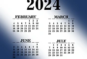 썸네일-2024년 출력용 탁상 달력 다운로드