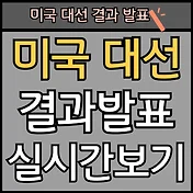 미국 대선 결과 발표 실시간 현황 확인해 보세요! 썸네일