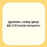 딥러닝 딥다이브