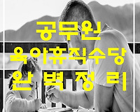 공무원 육아휴직수당 지급대상 지급액 지급기간 등 완벽정리
