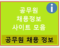 경찰공무원, 소방공무원, 군인 등 국가공무원 및 지방공무원 채용정보 사이트 총정리