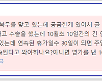 공무원 휴가, 공무원 복무관련 질의회신 모음 (휴가일수 계산 등)