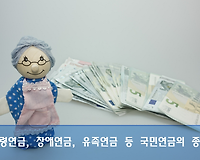 노령연금, 장애연금, 유족연금, 반환일시금, 사망일시금 등 국민연금의 종류