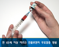 만 65세 이상 어르신 인플루엔자 무료접종 대상 및 지정의료병원 찾기