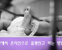 집에서 온라인 출생신고 간단하게 하는 방법, 전자가족관계등록시스템