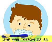 올바른 양치방법 및 치아 건강에 좋은 음식 7가지