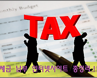 세금 인터넷으로 간단하게 납부하고 조회하기, 세금 납부 및 조회 사이트 총정리