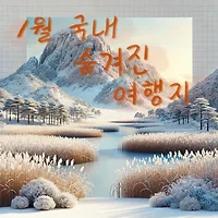 1월 국내 여행 추천: 겨울에 떠나기 좋은 숨겨진 여행지 7곳