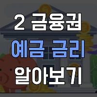 2금융권 예금 금리 순위와 비교 분석