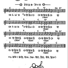 [CCM] 예수 내게 사랑줍니다 아멘 형제들 아멘(성령의 열매) #악보,가사,MP3 다운로드