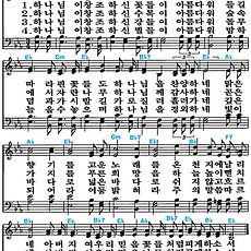 [찬송가 477장] 하나님이 창조하신 #가사/악보/NWC/MP3 다운로드