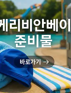 캐리비안베이 수건·모자·복장 규정 총정리