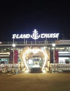 여의도한강공원 야경과 이랜드 크루즈에서 팡쇼로 한강유람선 타기