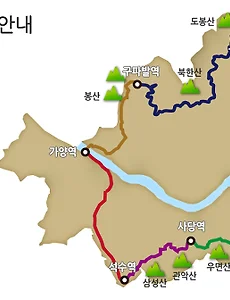 서울둘레길 코스 안내
