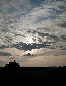 서해안고속도로 개요 및 서해안고속도로에서 본 일몰 풍경
