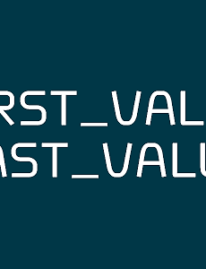 SQL 문법 | 추출 함수 | FIRST_VALUE LAST_VALUE