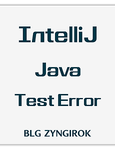 IntelliJ | Java | 테스트 코드 실행 시 오류 -Execution failed