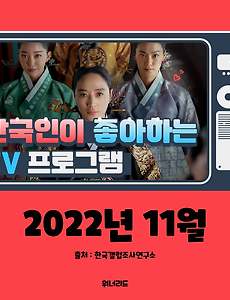 썸네일-한국인이 좋아하는 TV 프로그램 TOP 10 (11월, 2022년)