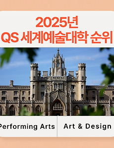 2025년 QS 세계 예술 대학 순위 TOP 30 | 한국예술종합학교 19위 썸네일