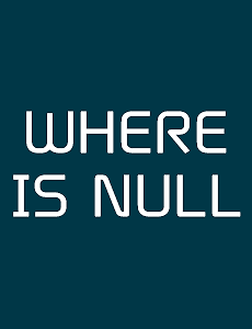 SQL 문법 | 데이터 조회 및 필터 | WHERE IS NULL