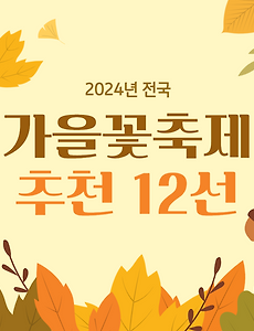 [9~10월] 전국 가을꽃 축제 추천 12선 썸네일