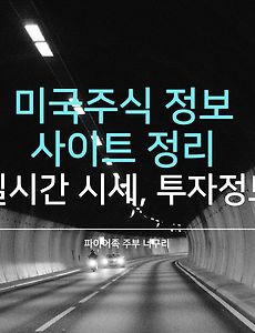 미국주식 정보 사이트 정리 (실시간 시세, 투자정보)