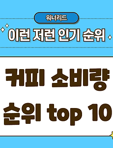 썸네일-전 세계 커피 소비량이 가장 높은 나라는? TOP 10을 소개합니다