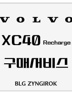 VOLVO | 전기차 XC40 Recharge 구매시 받은 서비스 정리