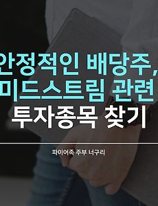 안정적인 배당주, 미드스트림 관련 투자종목 찾기