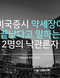 미국증시 약세장이 끝났다고 말하는 2명의 낙관론자