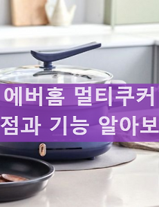 에버홈 멀티쿠커 기능과 장점 오연수 찜기 사용 후기 까지 썸네일