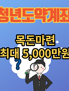 썸네일-청년도약계좌 신청조건, 신청기간(목돈 5,000천만원): 6월 15일 출시
