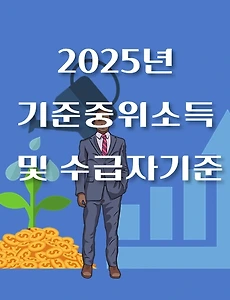 thumb-2025년 기준 중위소득 및 수급기준 안내