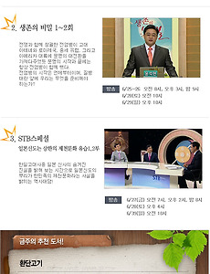 세상을 보는 창! STB 상생방송  2014년 6월 4주차 주간 TV방송편성표 썸네일