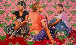 버락 오바마의 초상화를 그린 케힌데 와일리(Kehinde Wiley)의 작품들
