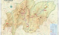 우리나라 국립공원 22곳의 산행코스와 등산지도
