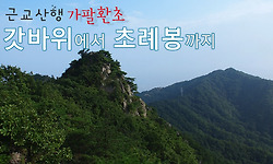 갓바위에서 초례봉까지 가팔환초 구역산행