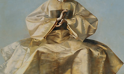 중국화가 lu jian jun(吕建军)이 그린 청나라 옷차림의 여인들