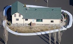 홍수가 나도 어쩌면 이렇게 예술적으로...노스타고타(주) 레드강의 범람 홍수 장면