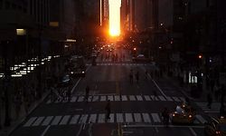 42번가에서 일년에 딱 두번 생기는 일 - 맨해튼헨지(Manhattanhenge)